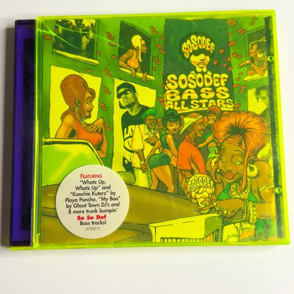So So Def Bass All-Stars CD 1996 Columbia Records Hip Hop Miami Bass Compilation - Picture 1 of 9